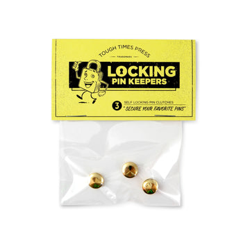 Gold Locking Pin Keepers (3-Pack) - Tough Times 