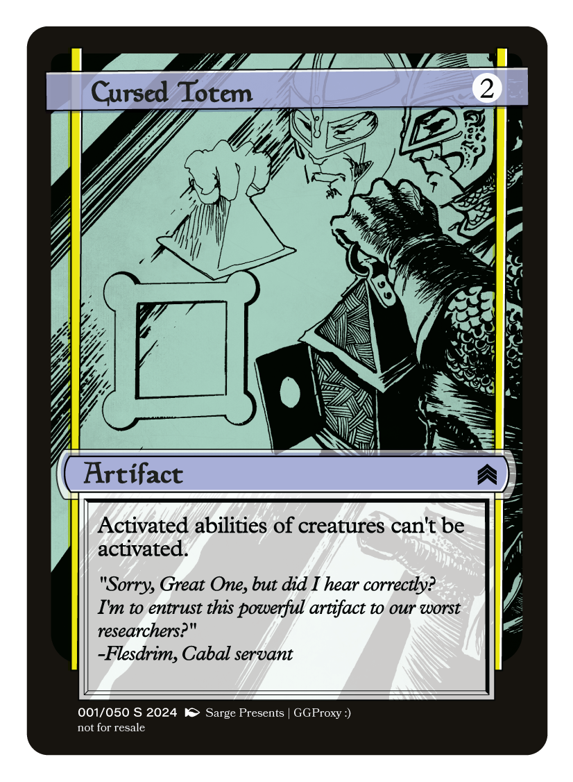 Cursed Totem Proxy Card