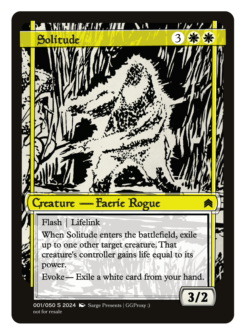 Solitude Proxy Card