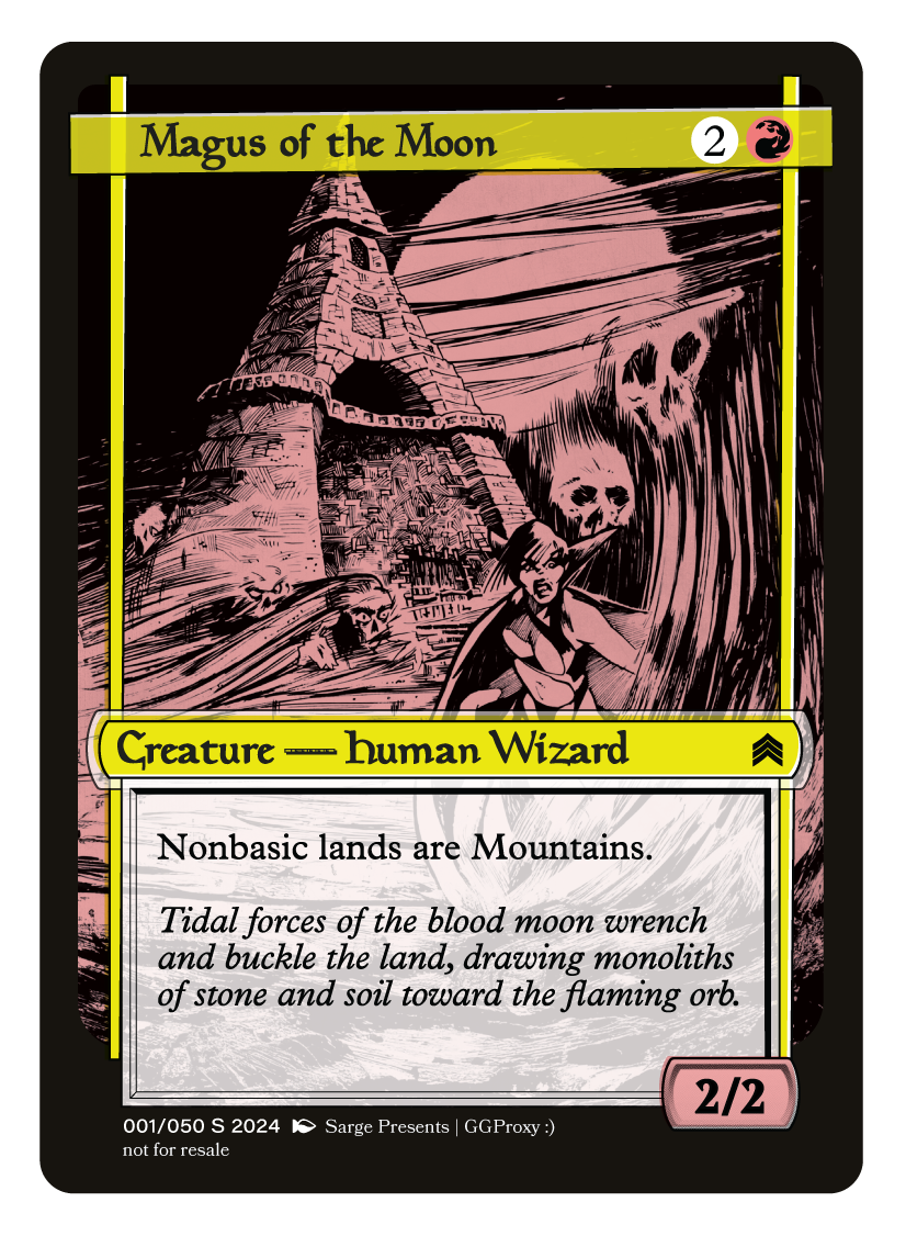 Magus of the Moon Proxy Card