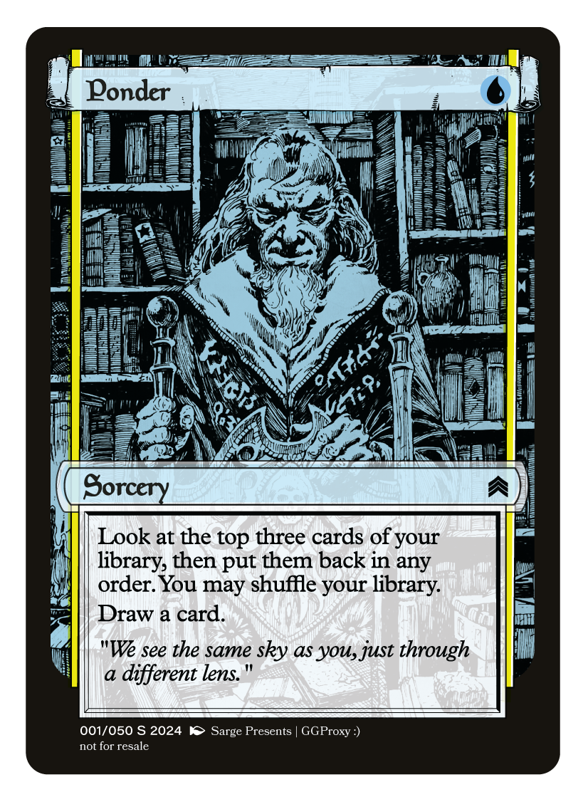 Ponder Proxy Card