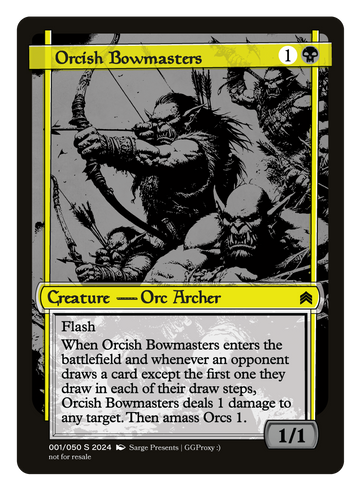 Orcish Bowmasters Proxy Card