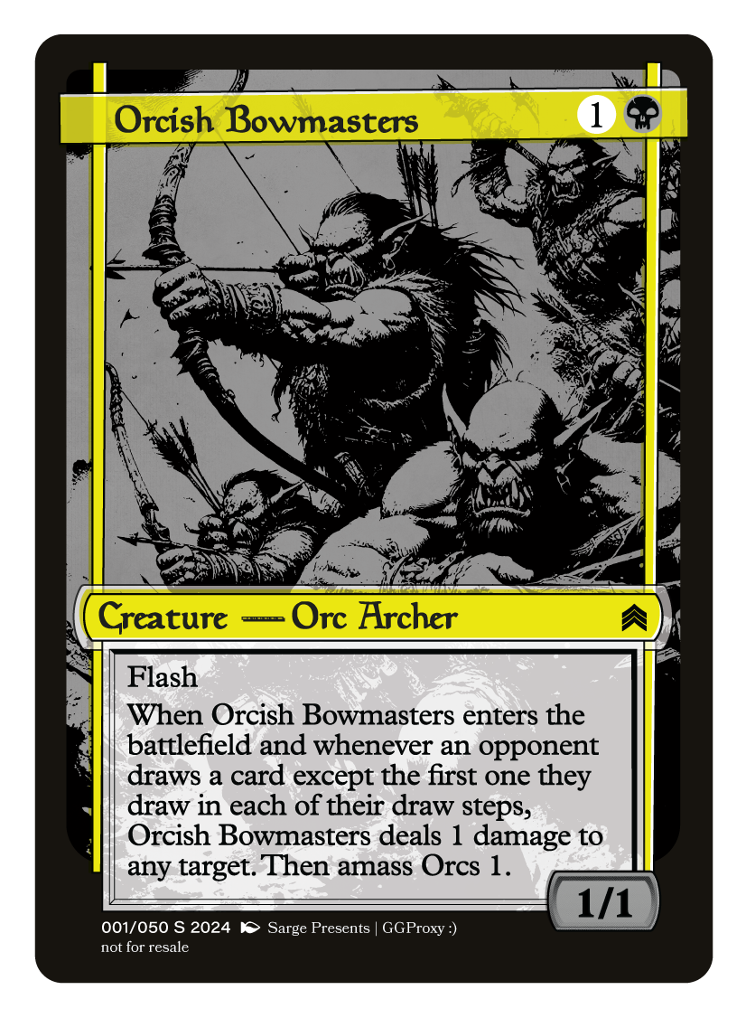 Orcish Bowmasters Proxy Card