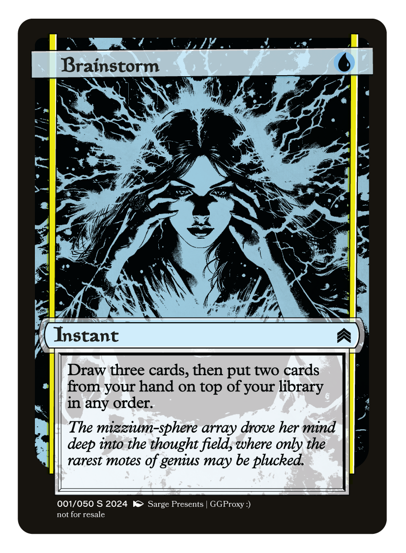 Brainstorm Proxy Card Tough Times Brainstorm Proxy Card Tough Times