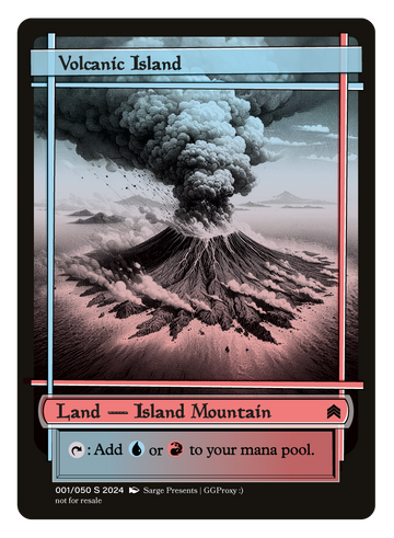 Volcanic Island Proxy Card