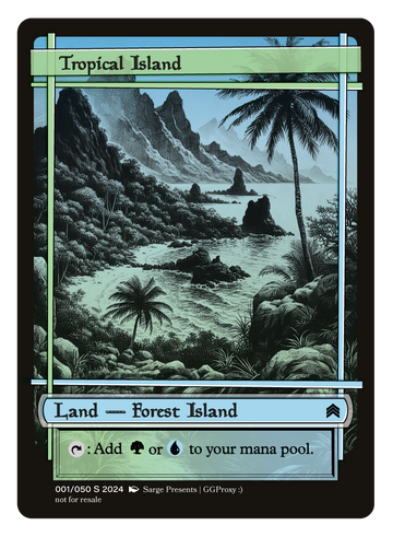 Tropical Island Proxy Card