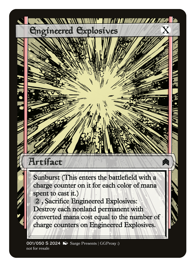 Enlightened Explosives Proxy Card