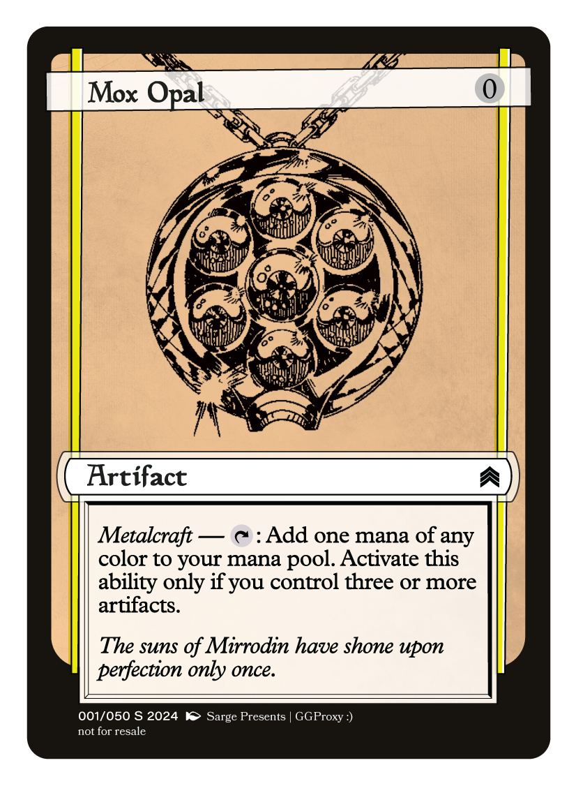 マジック：ザ・ギャザリング Mox Opal Mox Opal (Borderless) | Double Masters - Variants | Star
