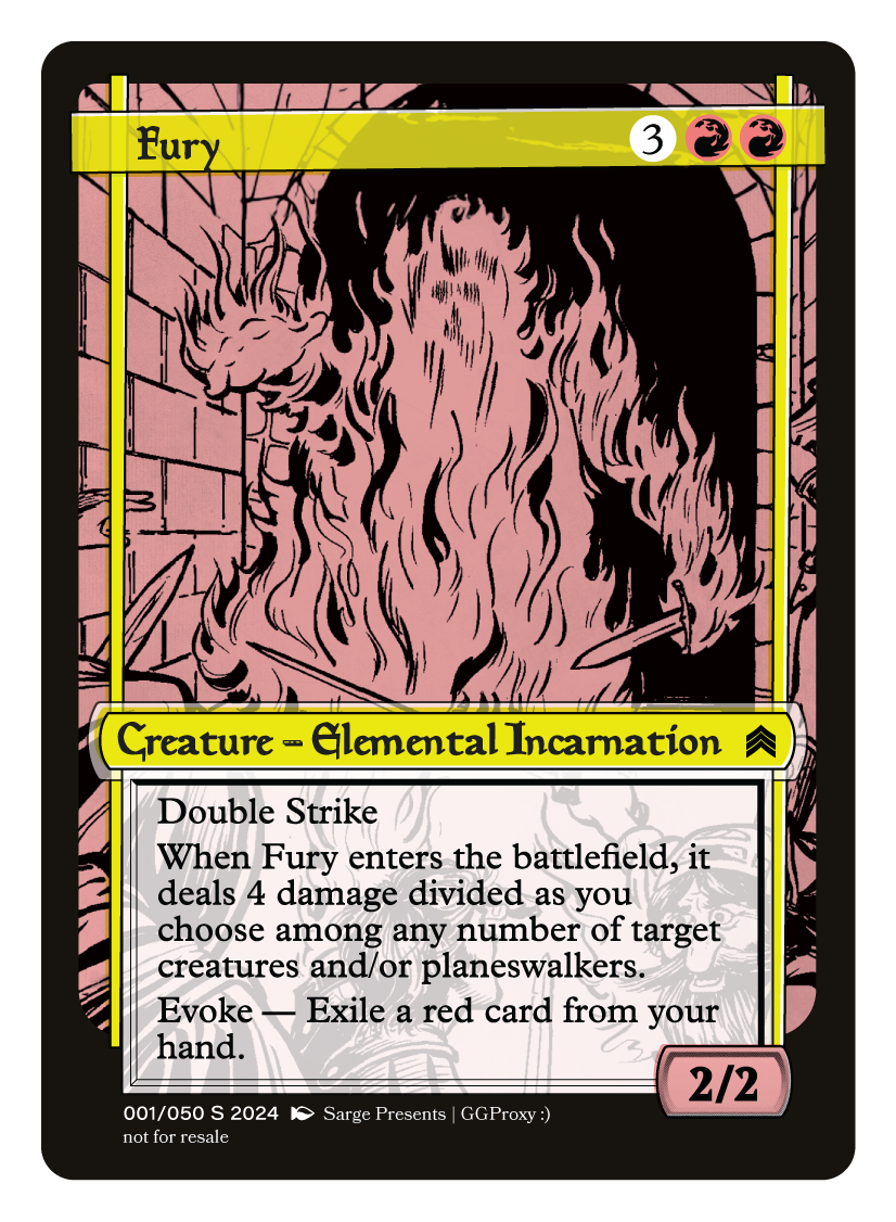 Fury Proxy Card