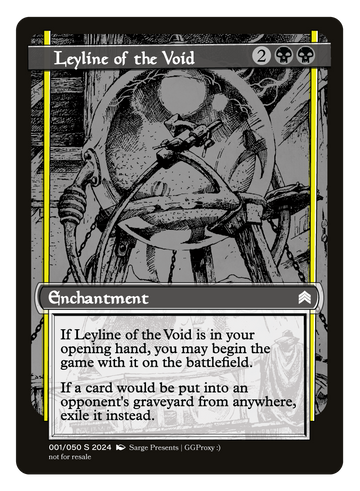 Leyline of the Void Proxy Card