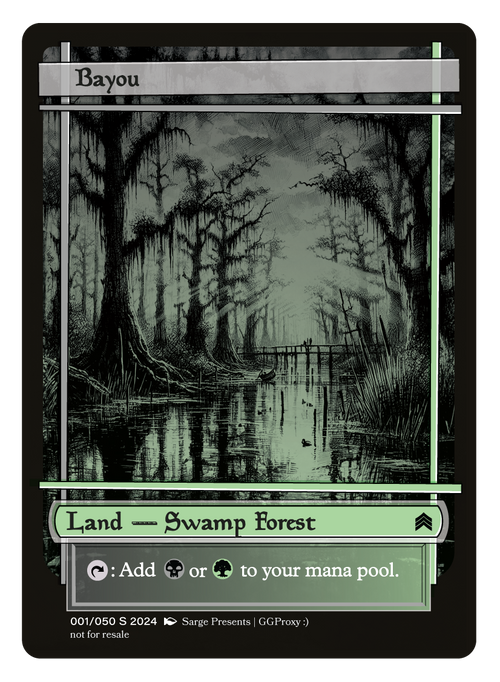 Bayou Proxy Card – Tough Times Bayou Proxy Card – Tough Times