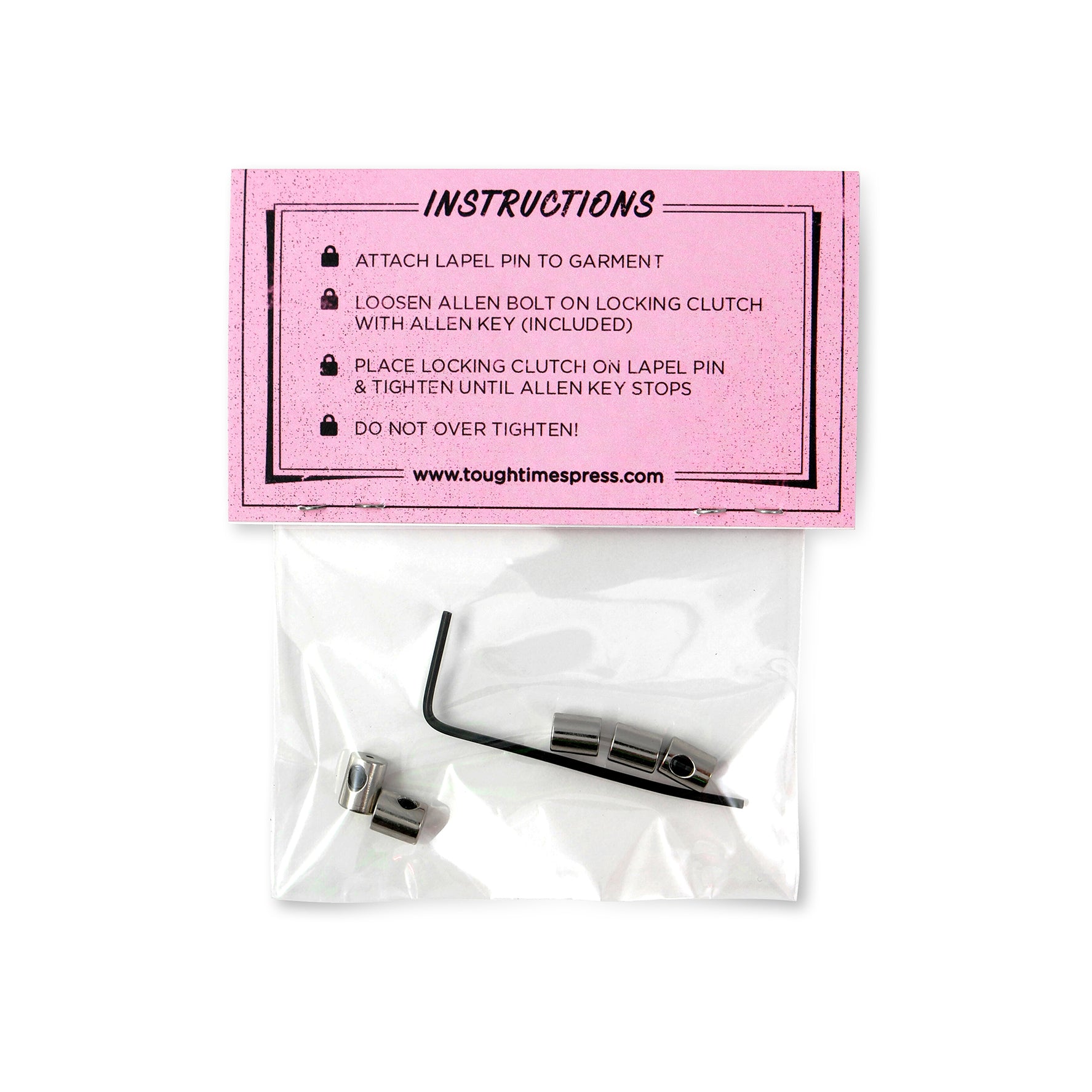 Locking Allen Key Pin Keepers (5-Pack) - Tough Times 