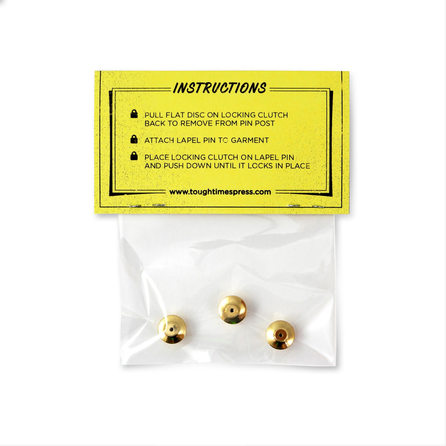 Gold Locking Pin Keepers (3-Pack) - Tough Times 