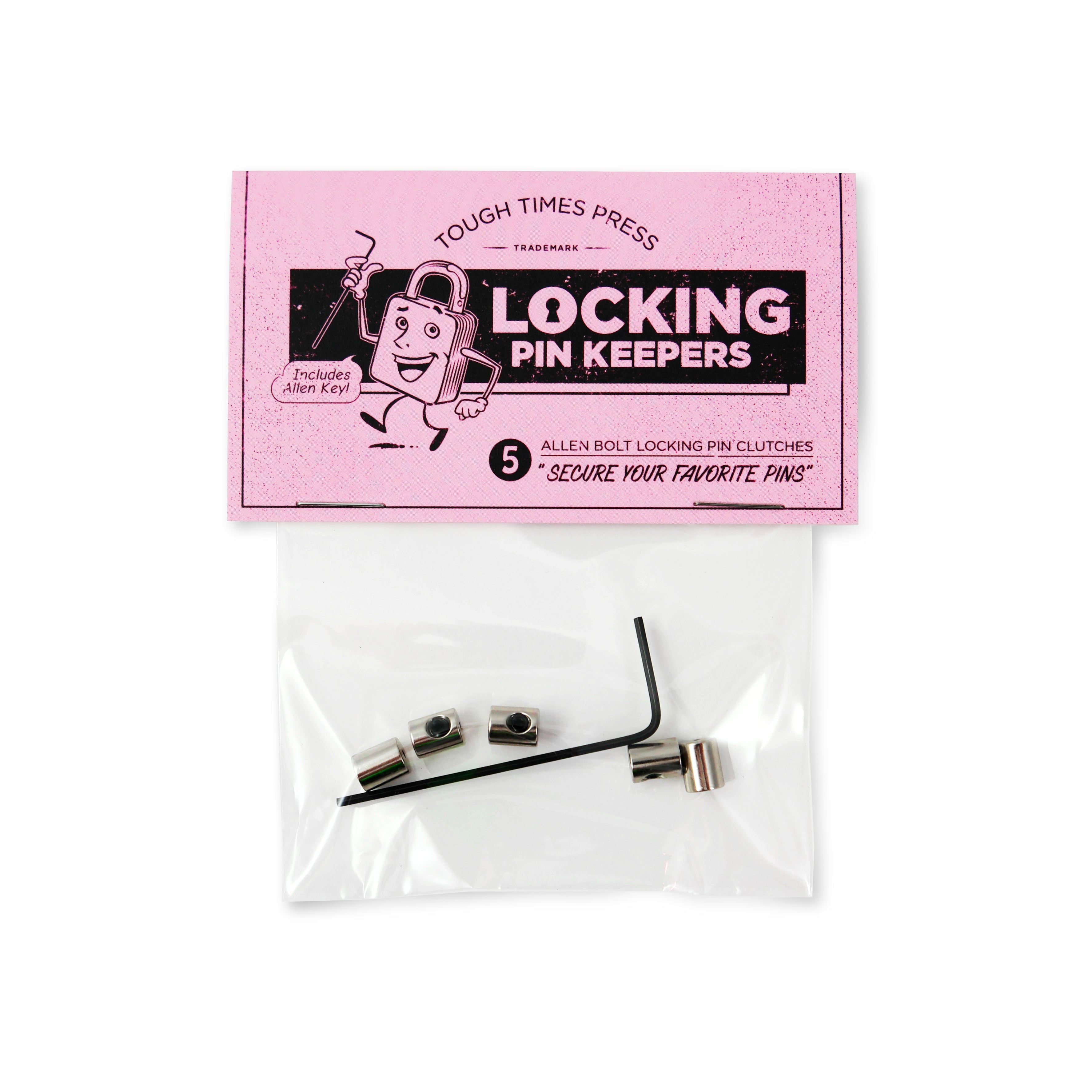 Locking Allen Key Pin Keepers (5-Pack) - Tough Times 