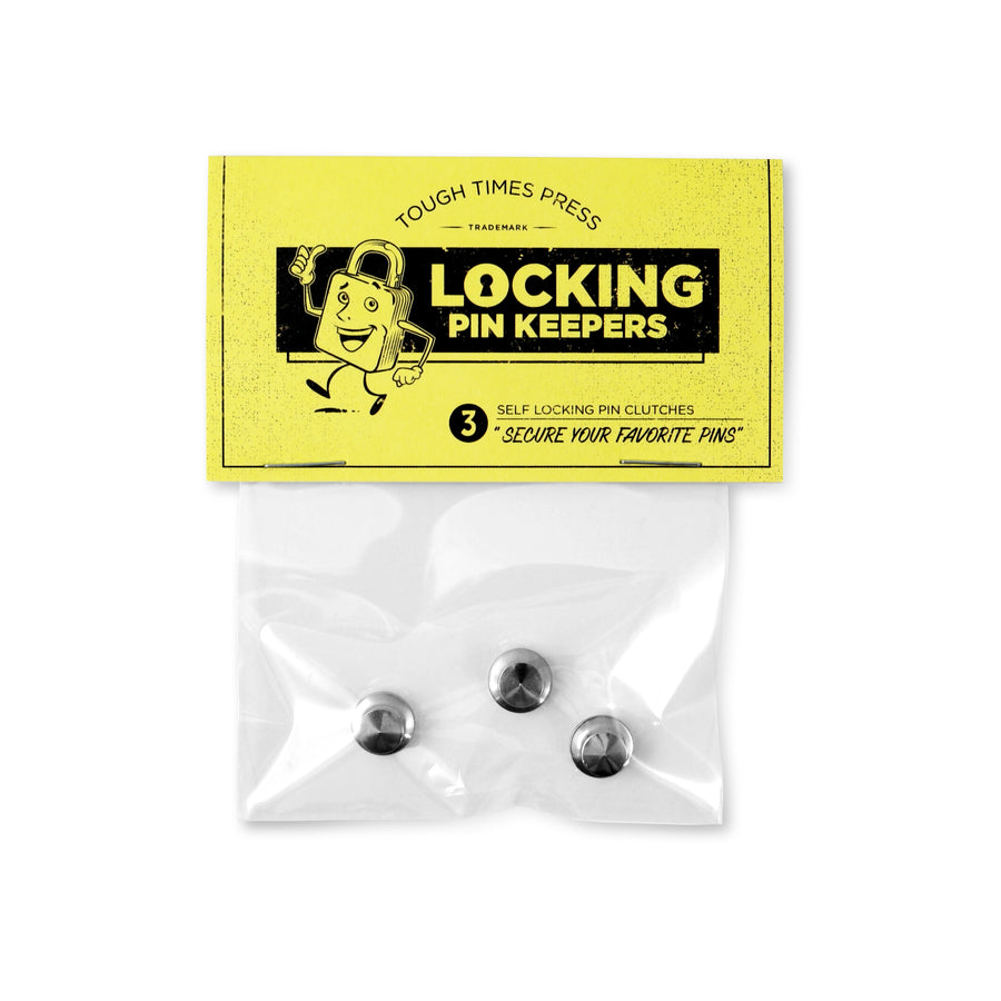 Silver Locking Pin Keepers (3-Pack) - Tough Times 