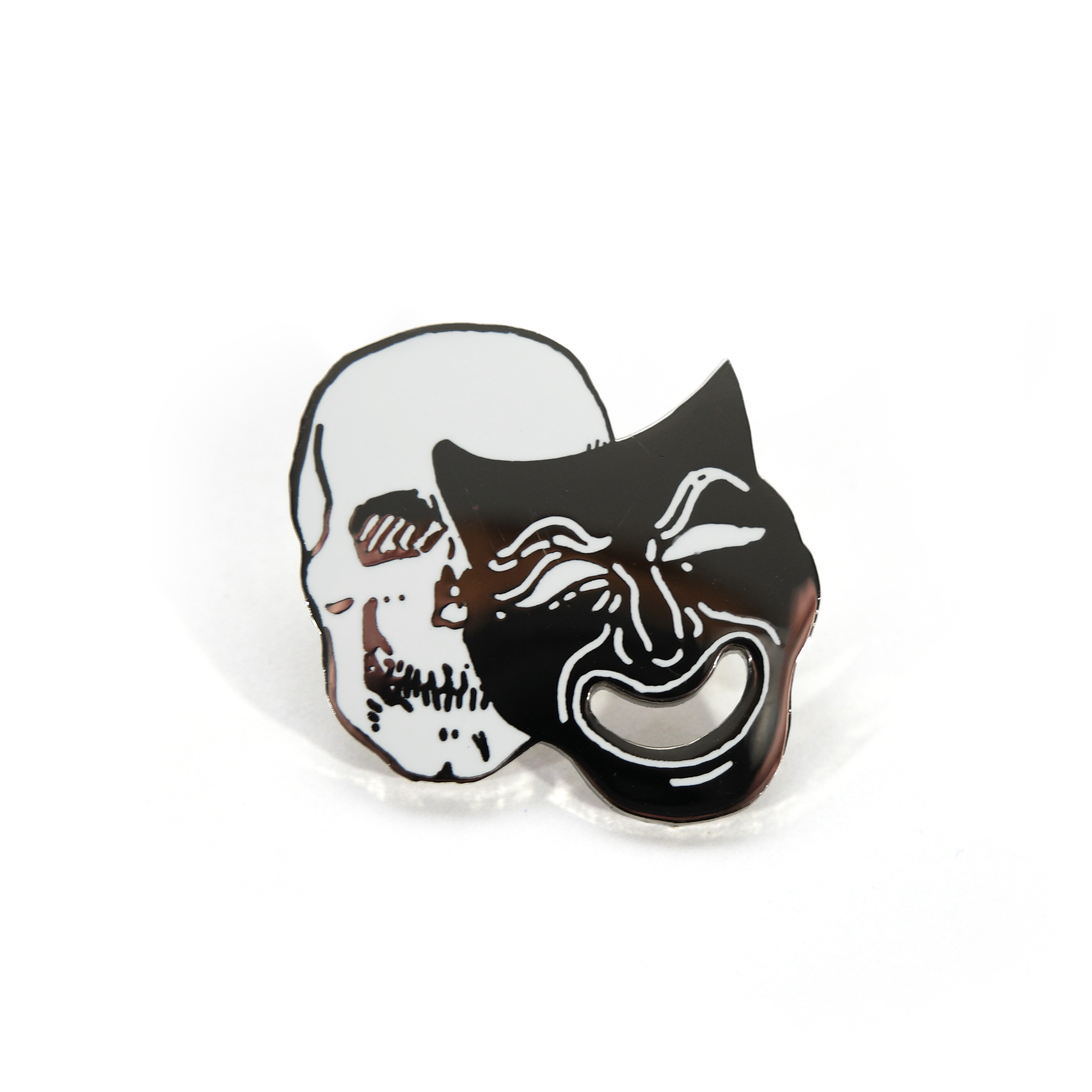 Laugh Forever Mask Pin