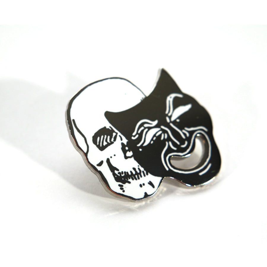 Laugh Forever Mask Pin