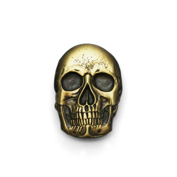 Gold Skull Pin