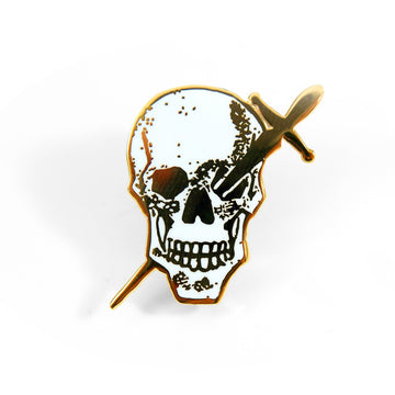 Skull & Dagger Pin - Tough Times 