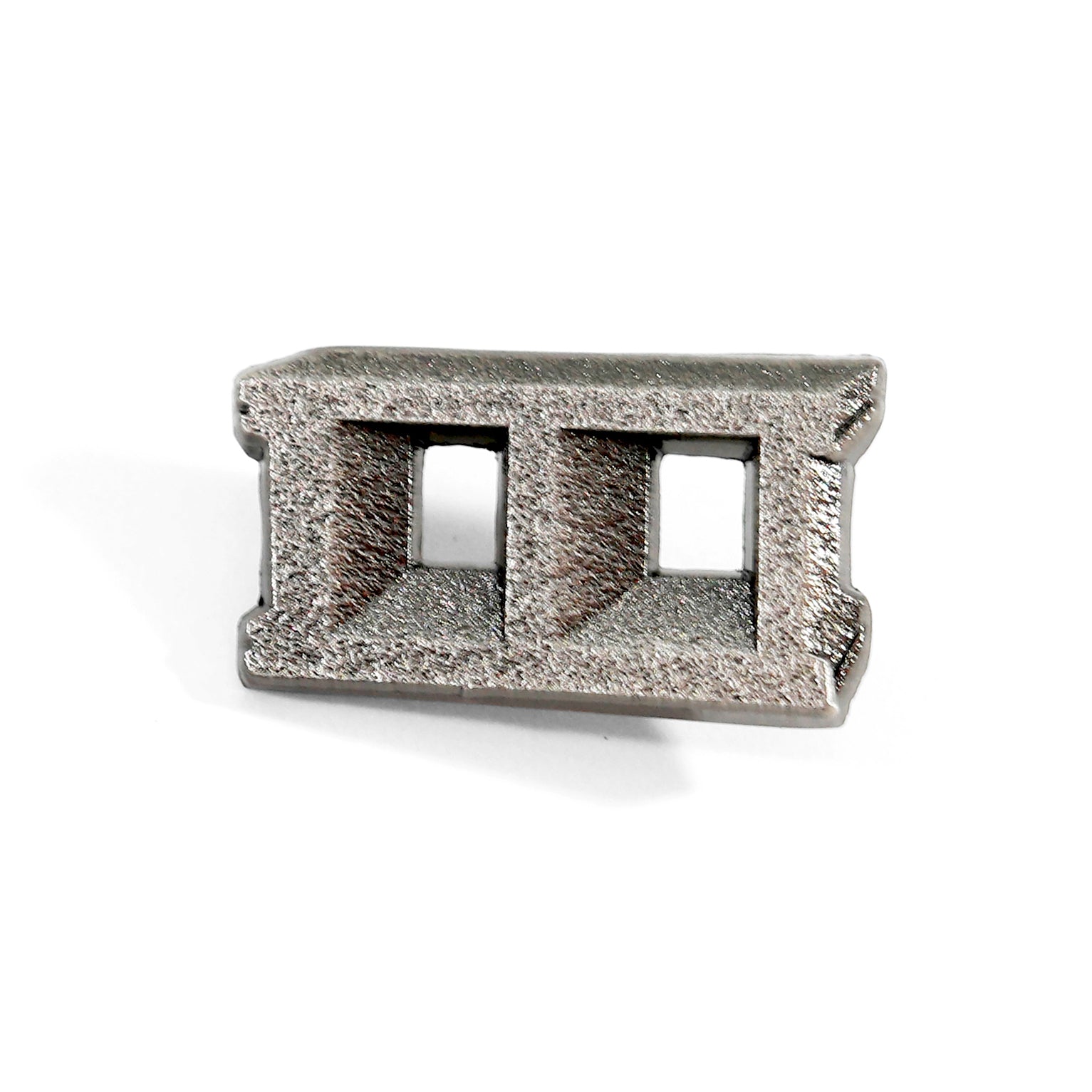 Cinderblock Pin - Tough Times 